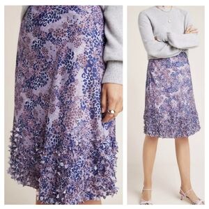 Geisha Designs Audriana Flower Petal Pencil Skirt Size 6 Rare